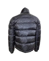 Dior Oblique Puffer Jacket Men Black Bomber Jackets