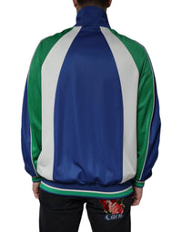 Dolce & Gabbana Multicolor Polyester Full Zip Bomber Men's Jacket