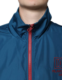 Dolce & Gabbana Multicolor Polyester Full Zip Men's Jacket