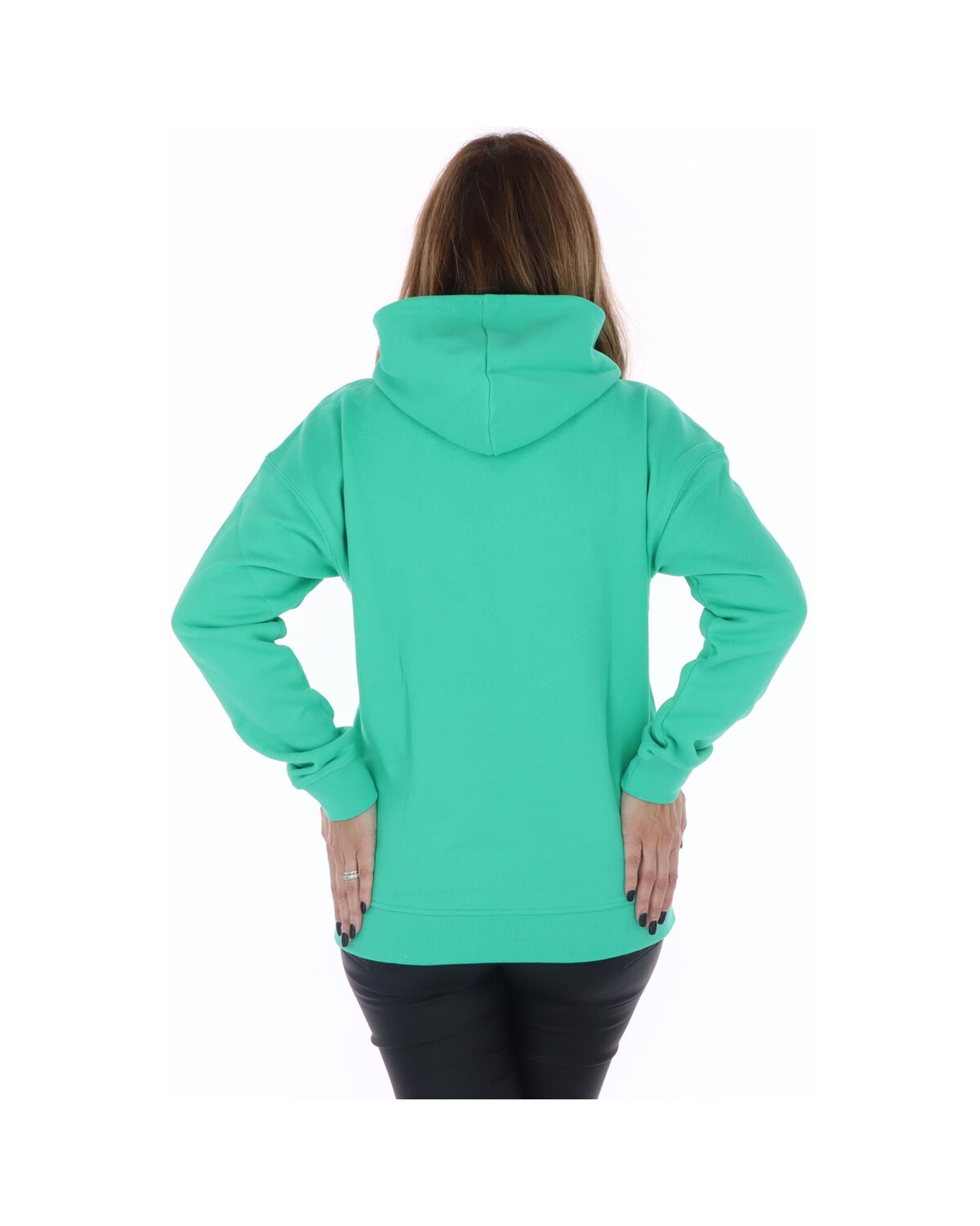 Adidas Womens Essentials 3Stripes Hoodie Green