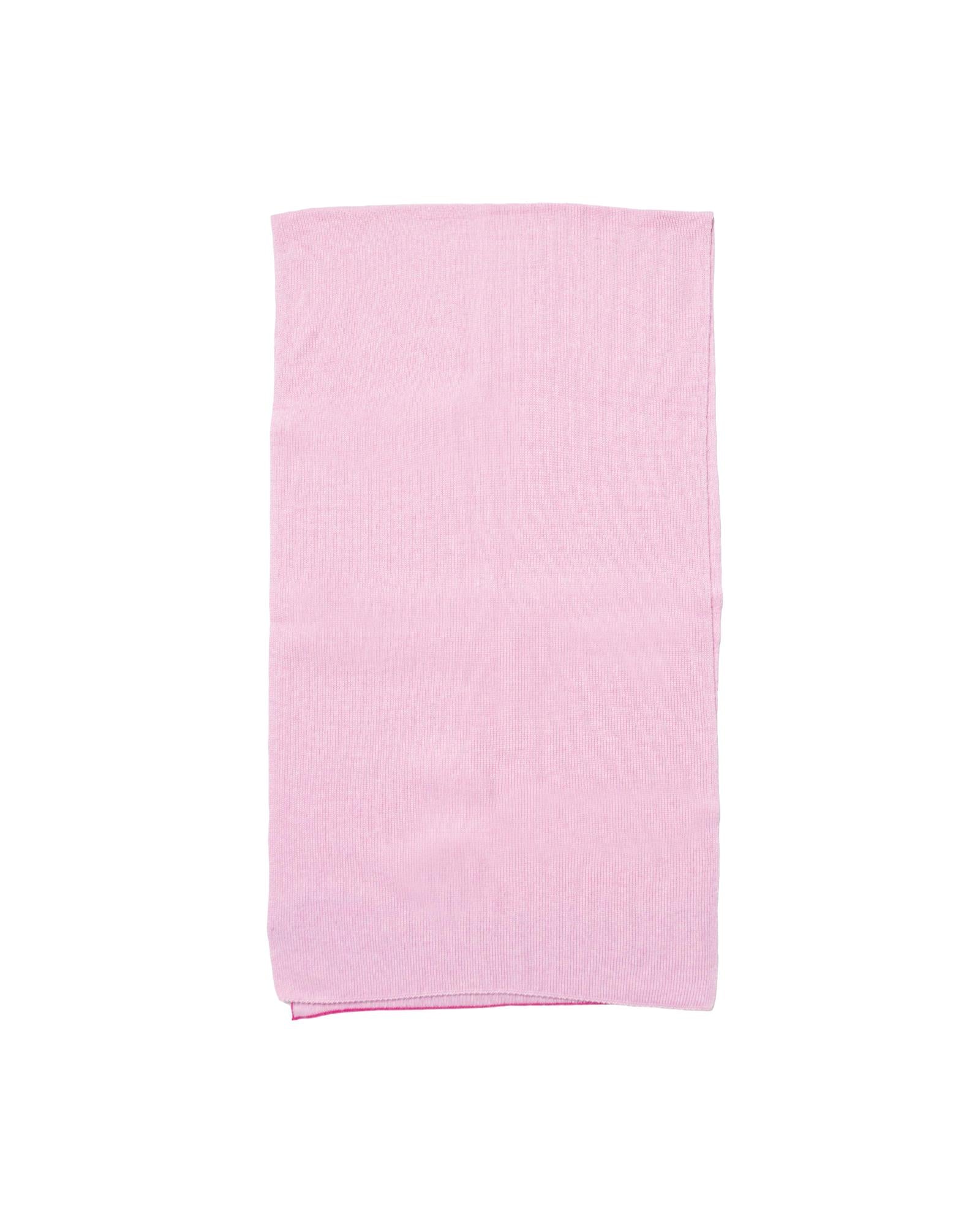 Moschino Logo Knitted Scarf Pink
