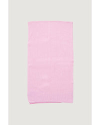 Moschino Logo Knitted Scarf Pink