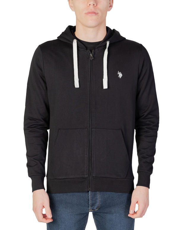 U.s. Polo Assn. Zip-Up Cotton Hoodie with Front Pockets
