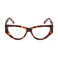 MCM Eyeglasses Cat Eye Full Rim, Dark Havana Frame and Clear Demo Lenses Lens MW5004052