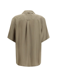 SAINT LAURENT Saint Laurent Men Silk Satin Shirt