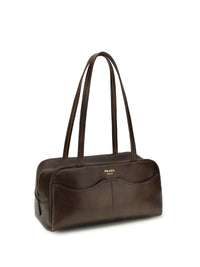 Prada Women Leather Shoulder Bag