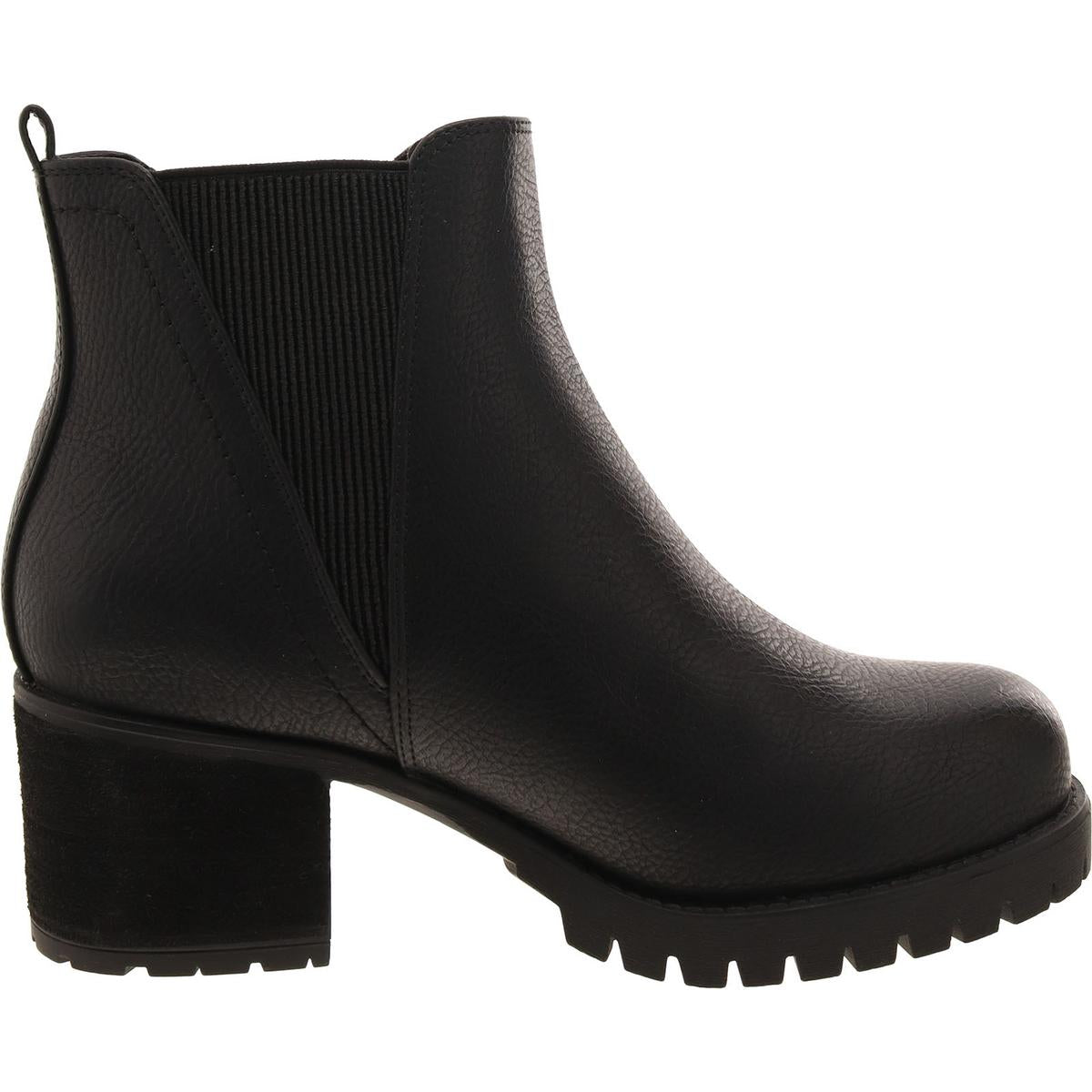 Jody Womens Faux Leather Ankle Chelsea Boots