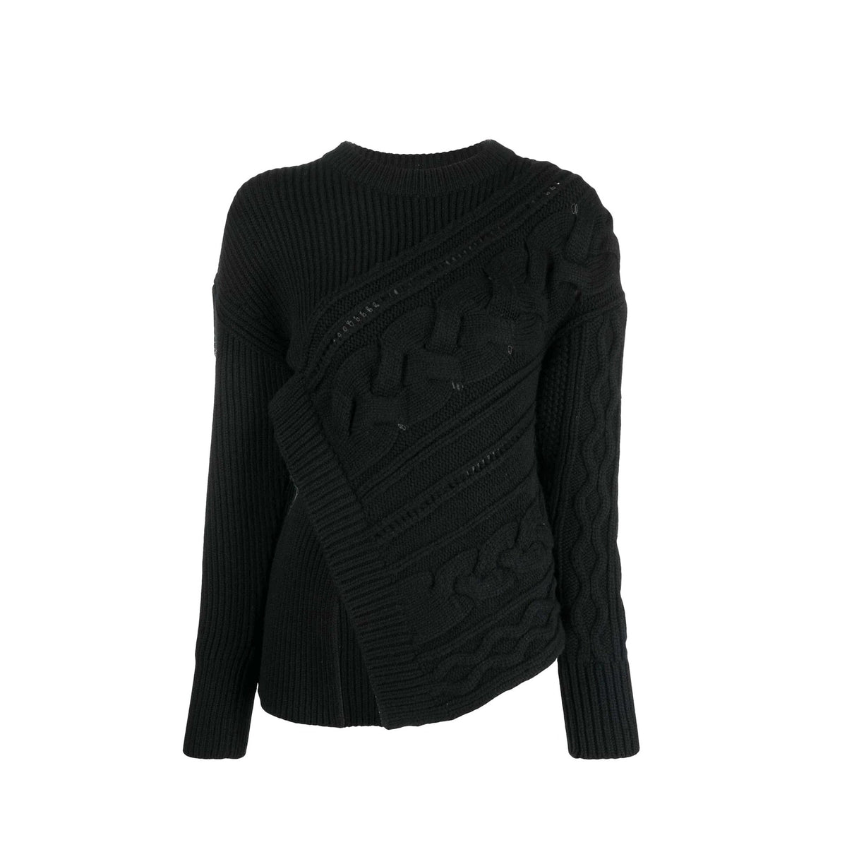Alexander McQueen Alexander Mcqueen Asymmetric Wool Jumper Women