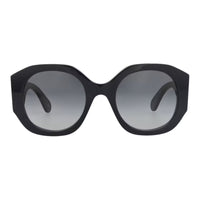 Chloe Sunglasses Square Full Rim, Blue Frame and Grey Gradient Lens CH0234S008