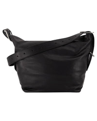 Zadig Voltaire Leather Messenger Bag Women Black | Black Crossbody Bags