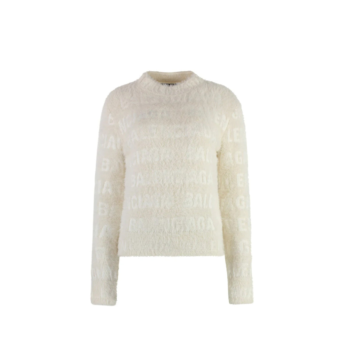 Balenciaga Balenciaga Jacquard Logo Sweater Women