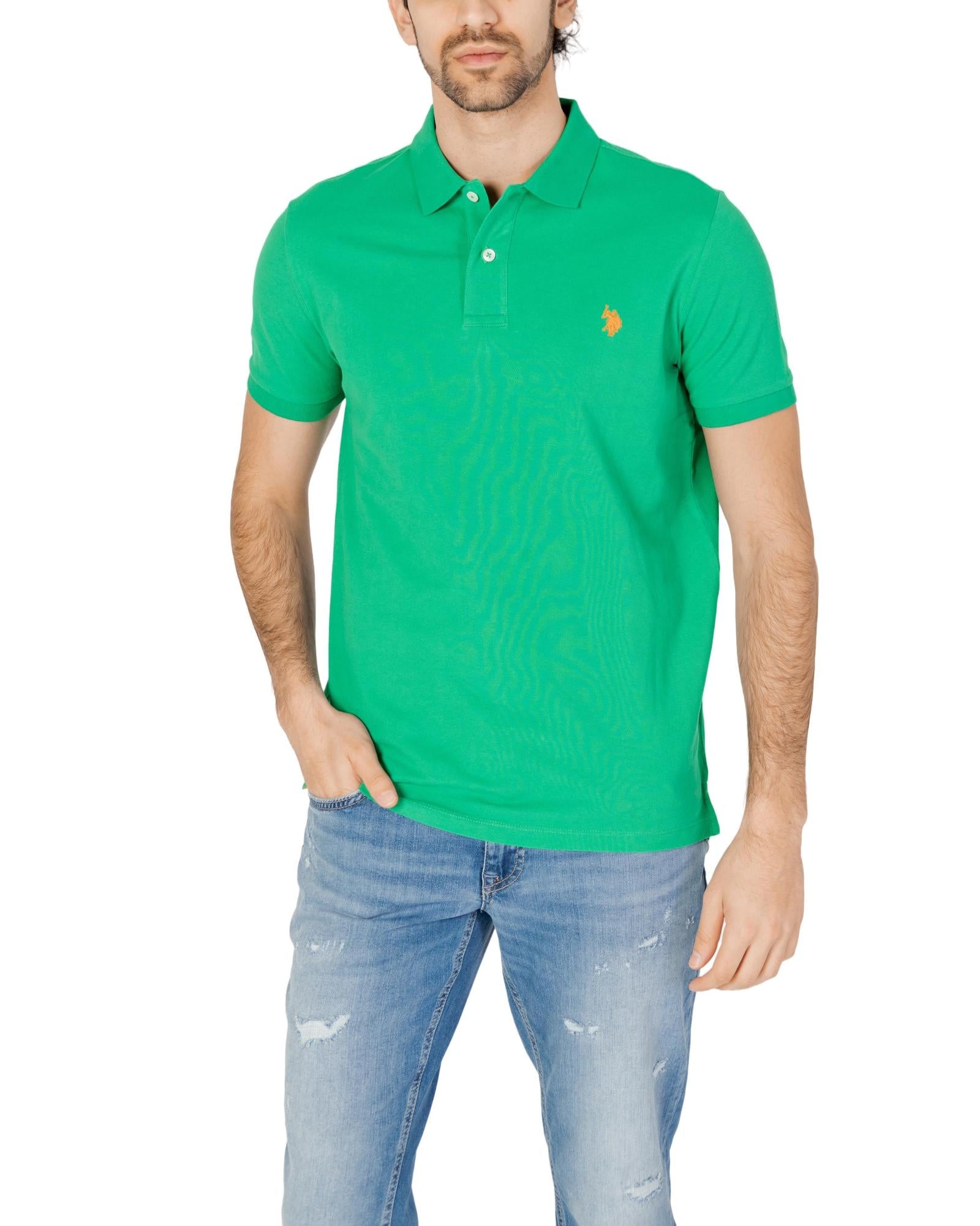 U.s. Polo Assn. Classic Fit Polo Shirt Short Sleeves Green