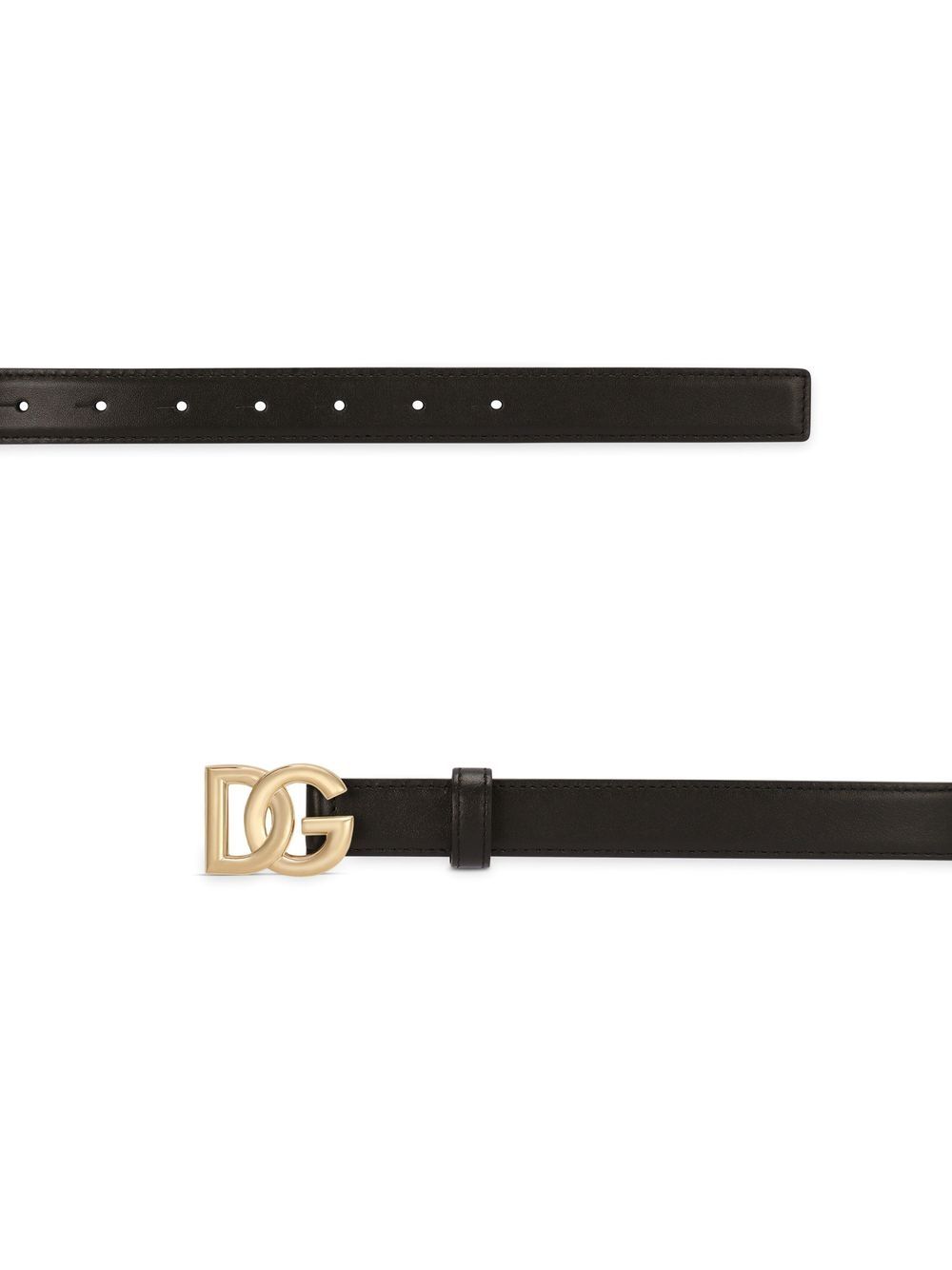 DOLCE & GABBANA Dolce & Gabbana Women Calfskin Belt With Dg Logo