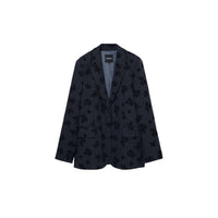 Desigual Desigual Gray Polyester Suits & Women's Blazer
