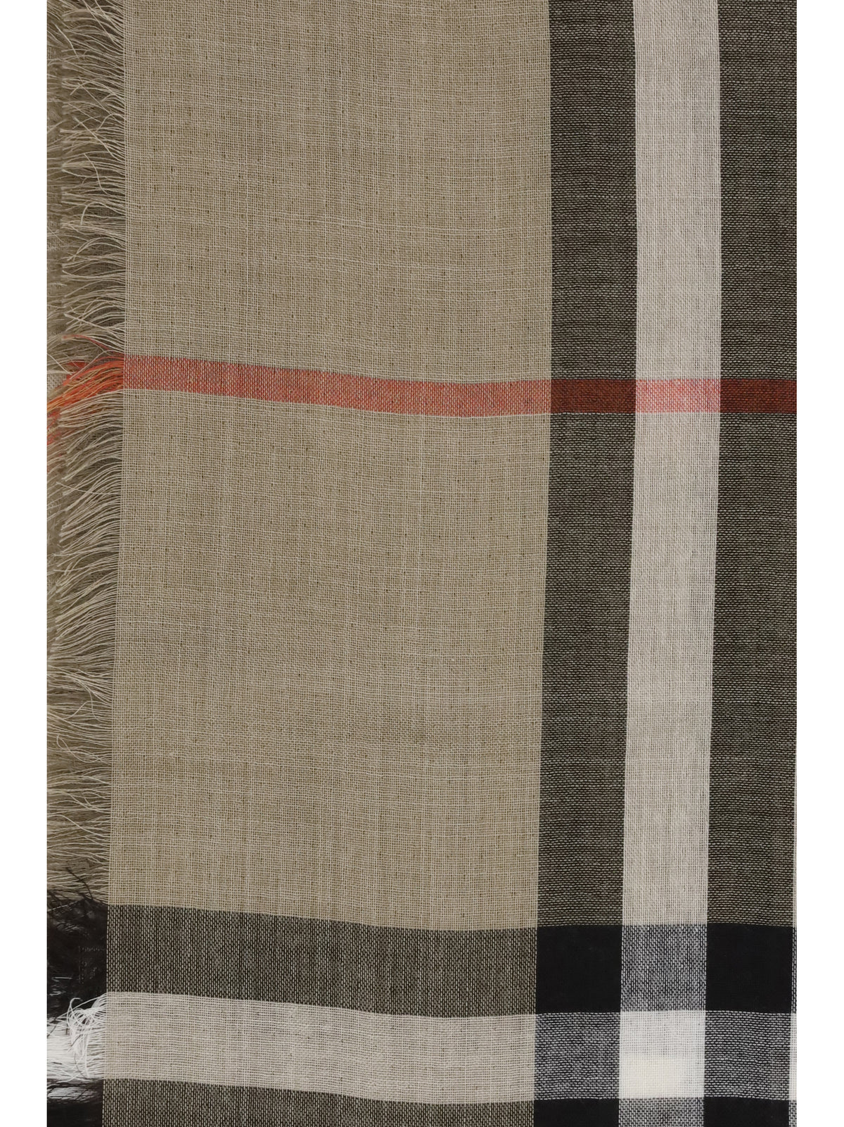 BURBERRY Burberry Men Check Reversible Wool And Silk Scarf