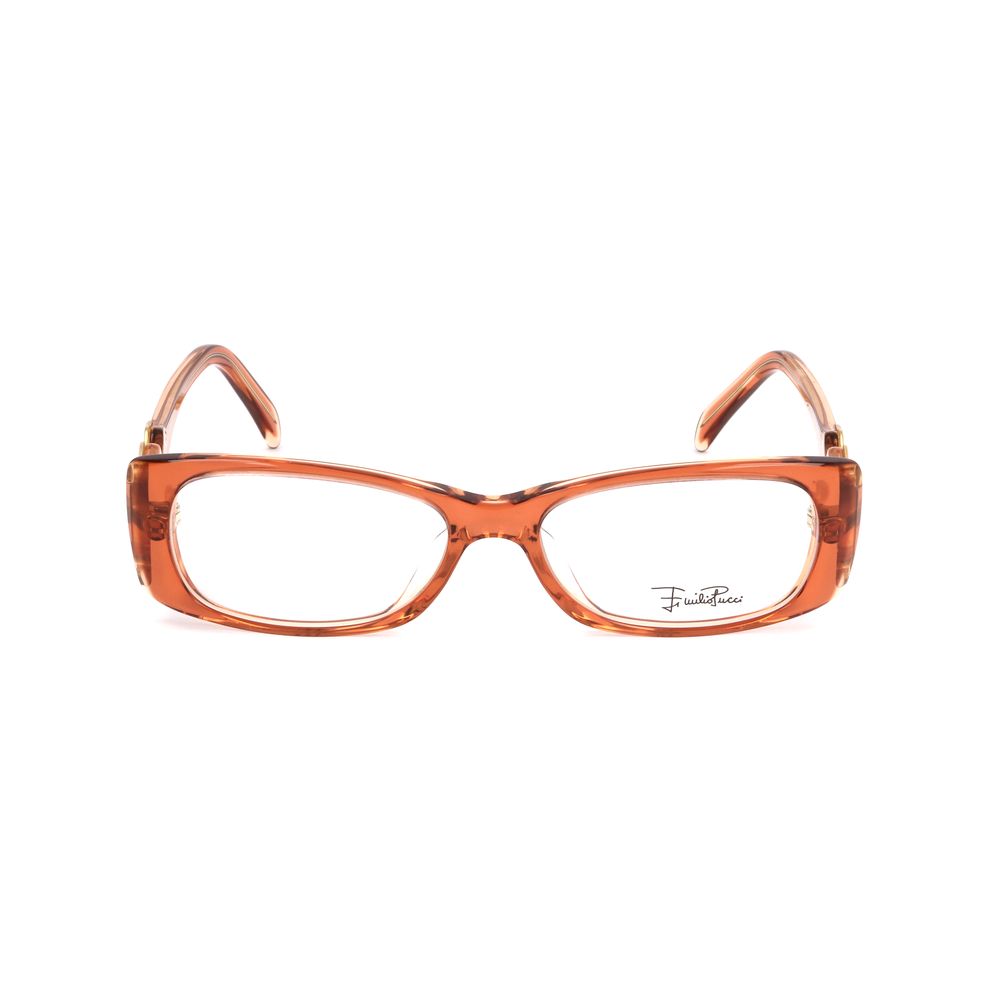 Emilio Pucci Emilio Pucci Orange Plastic Glasses Women's (Frames)