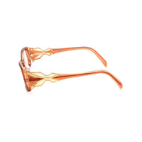 Emilio Pucci Emilio Pucci Orange Plastic Glasses Women's (Frames)