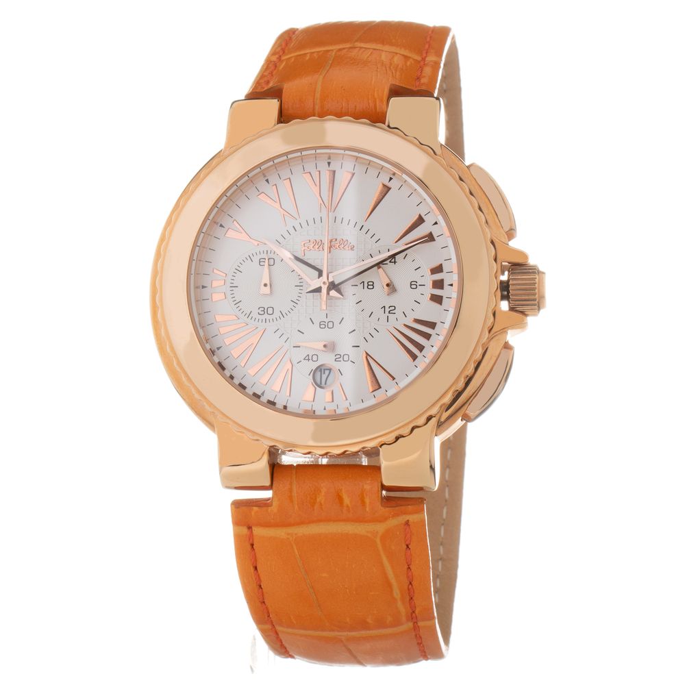 Folli Follie Folli Follie Orange Leather Dress Women's Watch
