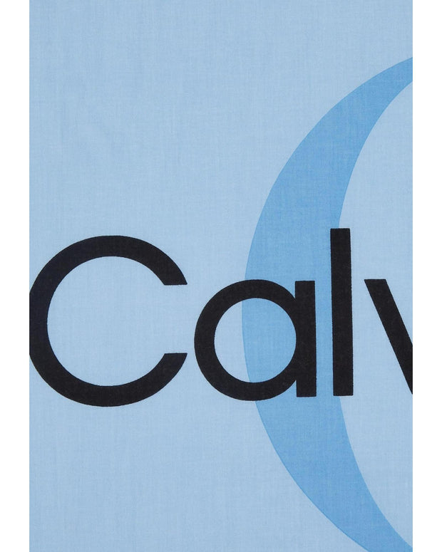 Calvin Klein Printed Cotton Scarf
