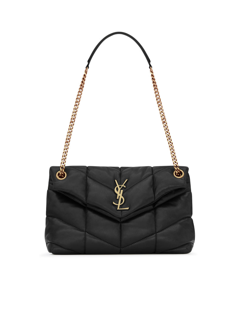 Saint Laurent Women Small Lambskin Puffer