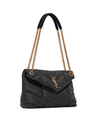 Saint Laurent Women Small Lambskin Puffer