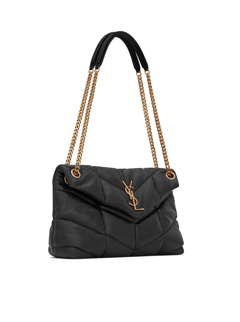 Saint Laurent Women Small Lambskin Puffer