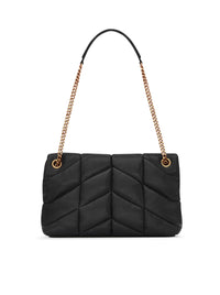 Saint Laurent Women Small Lambskin Puffer