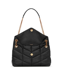 Saint Laurent Women Small Lambskin Puffer