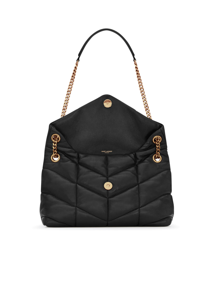 Saint Laurent Women Small Lambskin Puffer