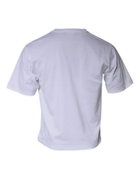 Dolce & Gabbana White DG Logo Cotton Shorts Sleeves Men's T-shirt