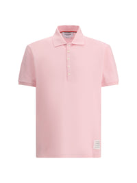THOM BROWNE Thom Browne Men Polo Whit Iconic Bands
