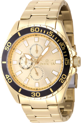 Invicta Men's Pro Diver Gold Dial Watch - 47577