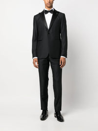 Tagliatore Men Black Wool Tuxedo