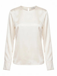 Peserico Women Stretch Silk Satin Blouse