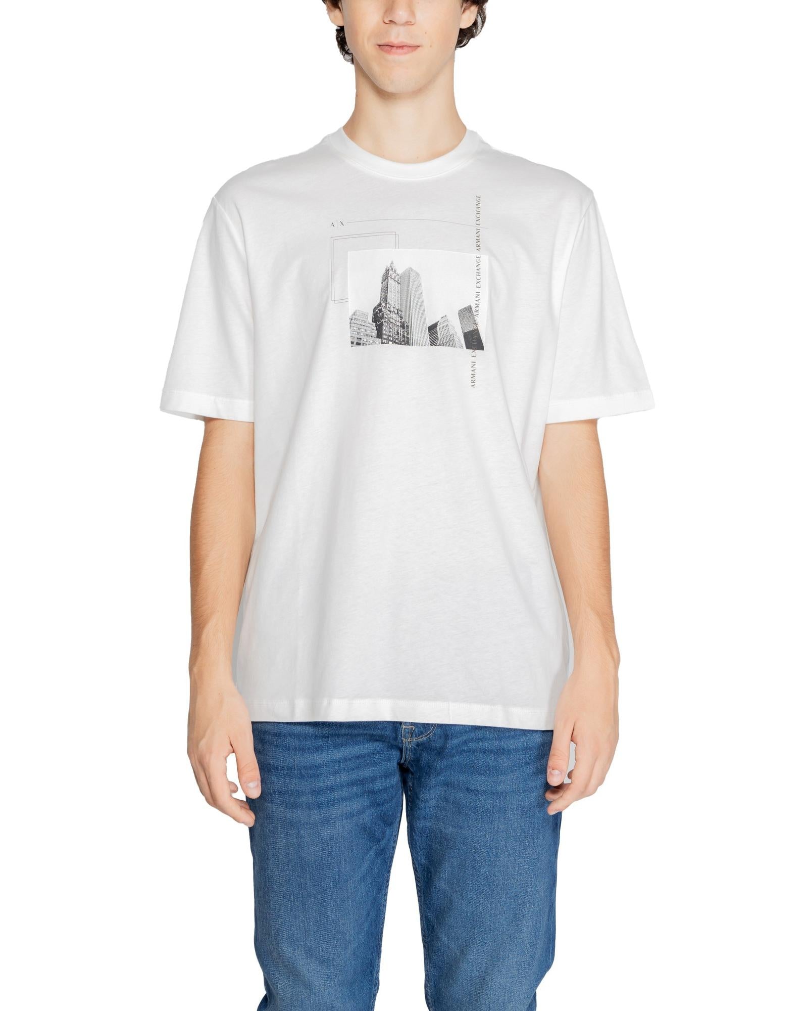 Armani Exchange Men's Graphic T-Shirt - White White