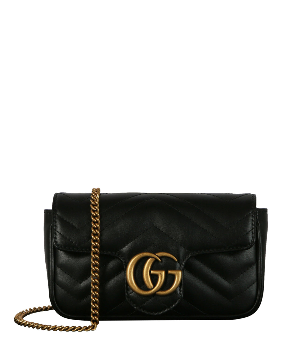 Gucci Gucci Womens GG Marmont Super Mini Bag