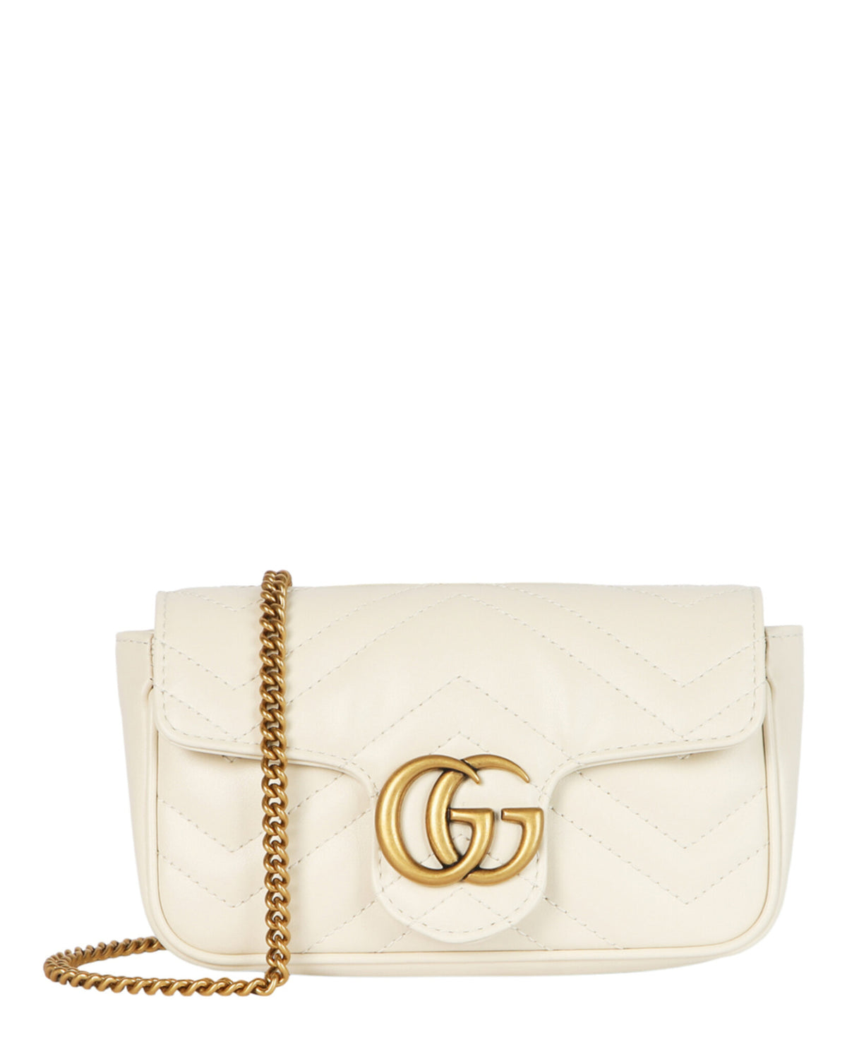 Gucci Gucci Womens GG Marmont Super Mini Bag