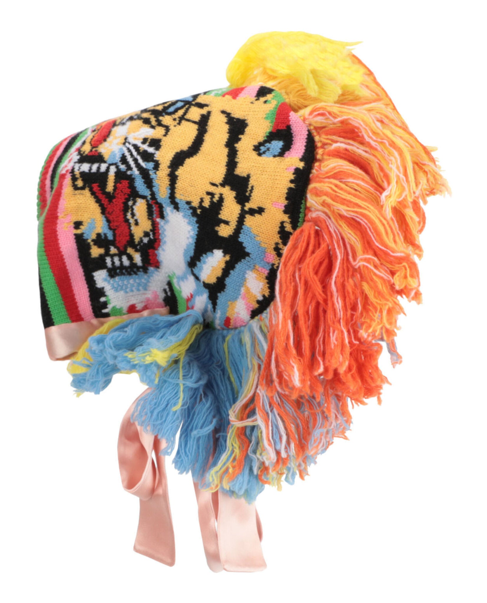 ハット Gucci Knitted Tiger Head Mohawk Beanie Gucci Womens Knitted Tiger Head Mohawk Beanie – Bluefly