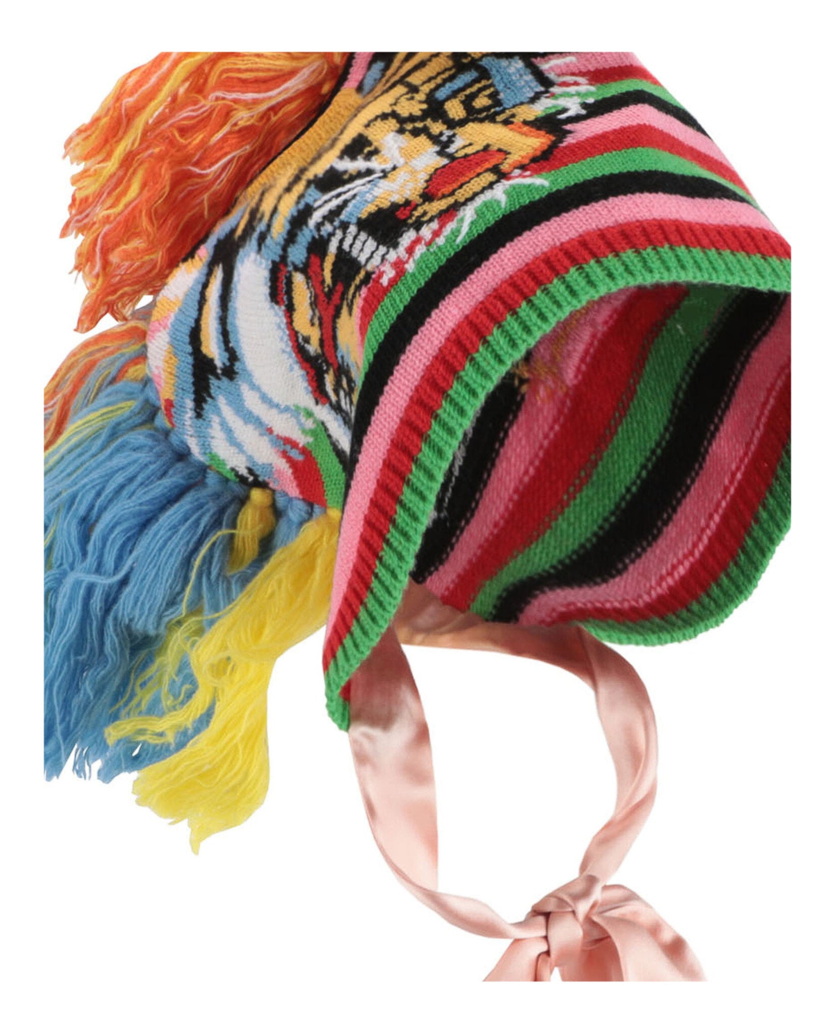 ハット Gucci Knitted Tiger Head Mohawk Beanie Gucci Womens Knitted Tiger Head Mohawk Beanie – Bluefly
