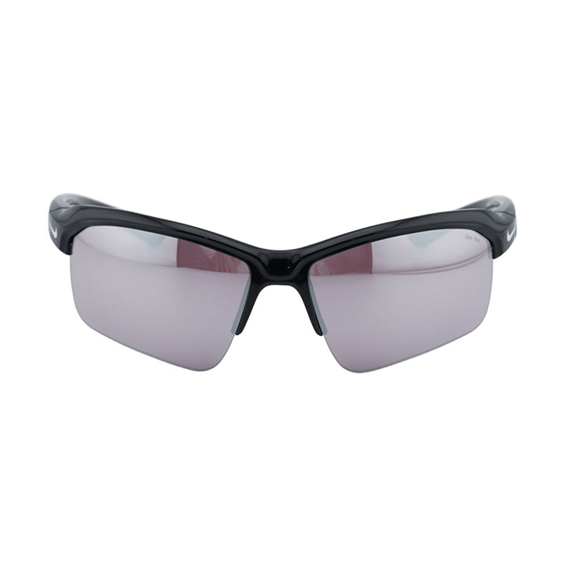 Nike Nike Sunglasses Square Semi Rim, Black Frame and Road Blue Mirror Lens NIKESKYLONRISETEAMIQ7185010