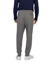 Boss Mens Track Pants Gray Relaxed Fit
