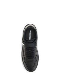 Dsquared2 Men Leather Strap Sneakers