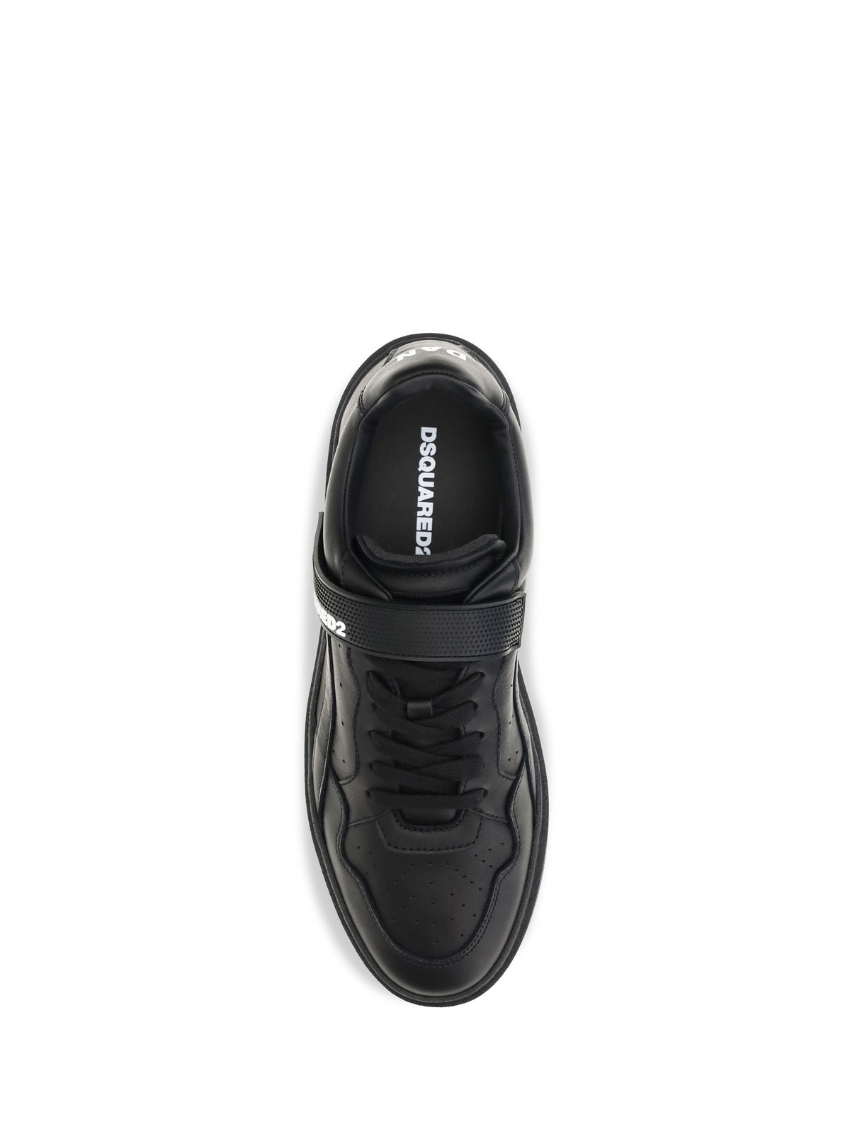Dsquared2 Men Leather Strap Sneakers