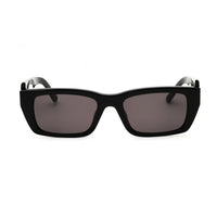 Palm Angels Sunglasses Rectangle Full Rim, Black Frame and Dark Grey Lens PERI002PALM1007