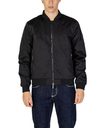 Gianni Lupo Bomber Jacket Classic Style Men Black Regular XXL Black