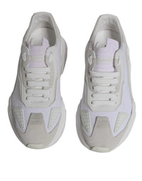 Dolce & Gabbana White Leather Daymaster Low Top Sneakers Men's Shoes