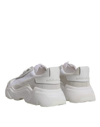 Dolce & Gabbana White Leather Daymaster Low Top Sneakers Men's Shoes