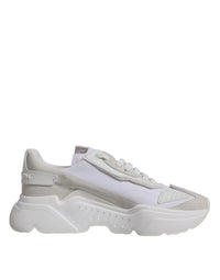 Dolce & Gabbana White Leather Daymaster Low Top Sneakers Men's Shoes