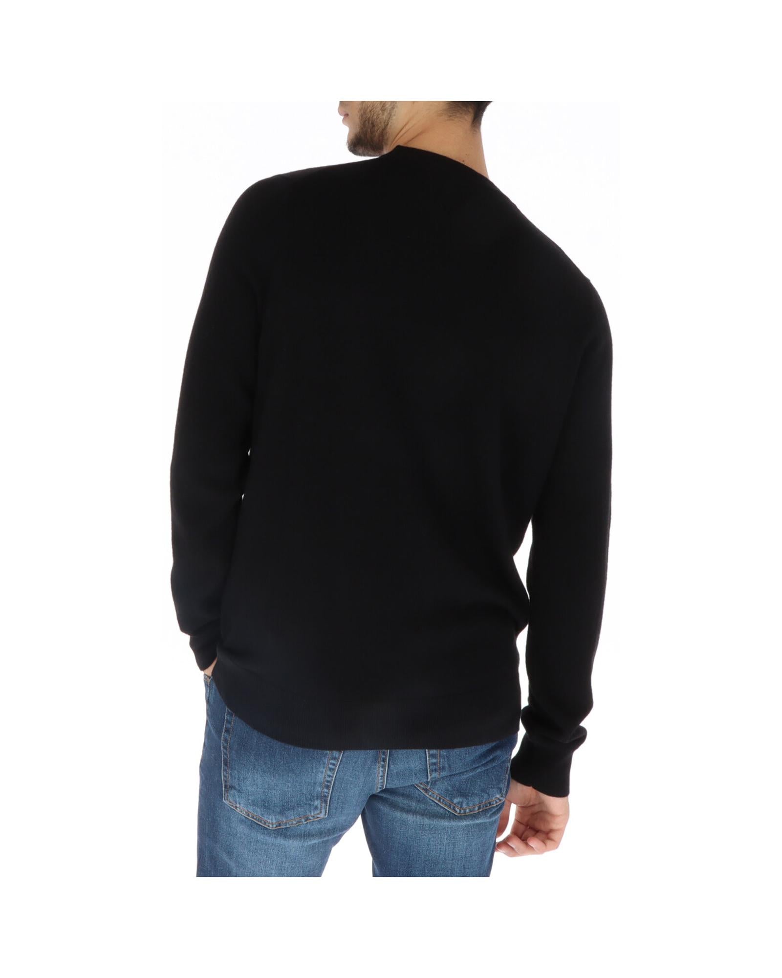 Lyle & Scott Classic Crew Neck Jumper - 100% Merino Wool - Black