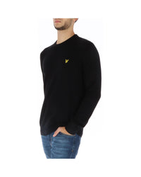 Lyle & Scott Classic Crew Neck Jumper - 100% Merino Wool - Black